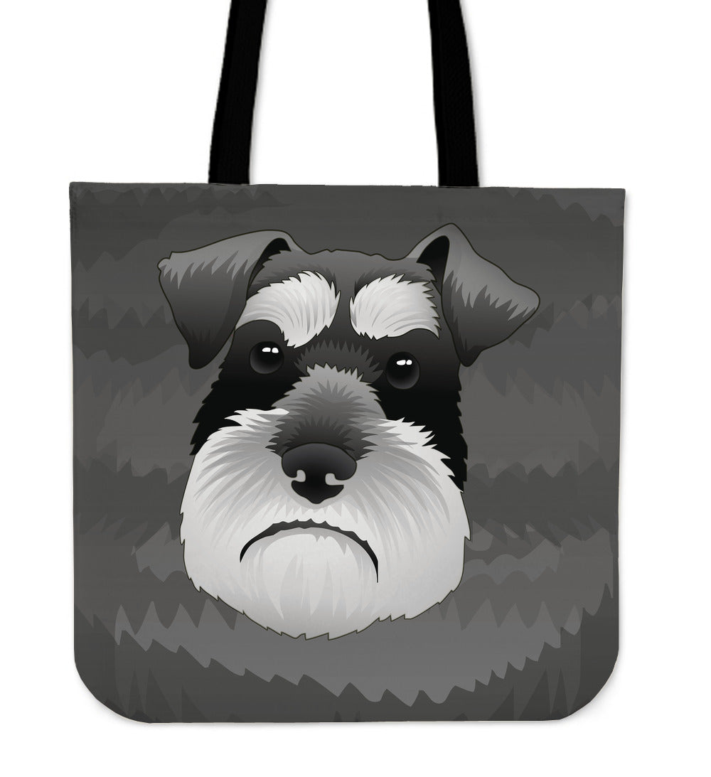 schnauzer tote bag