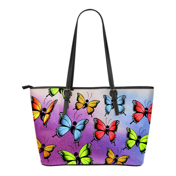 butterfly bag tote bags semicolon