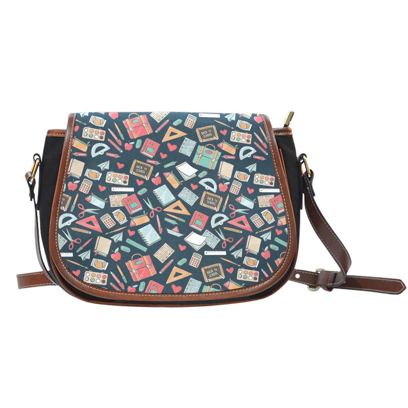 Teacher Pattern Saddle Bag