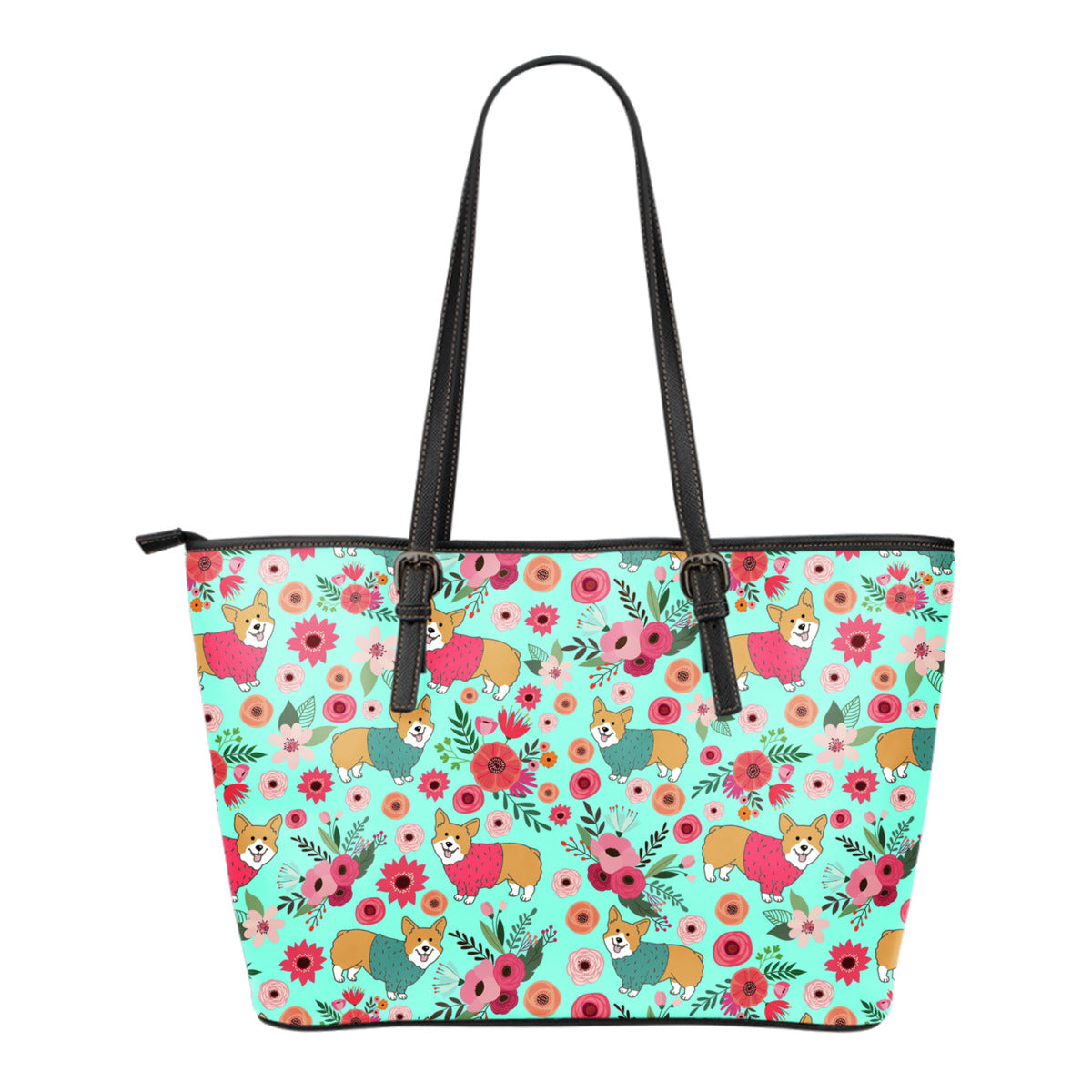 Corgi Flower Tote Bag-Clearance – Groove Bags