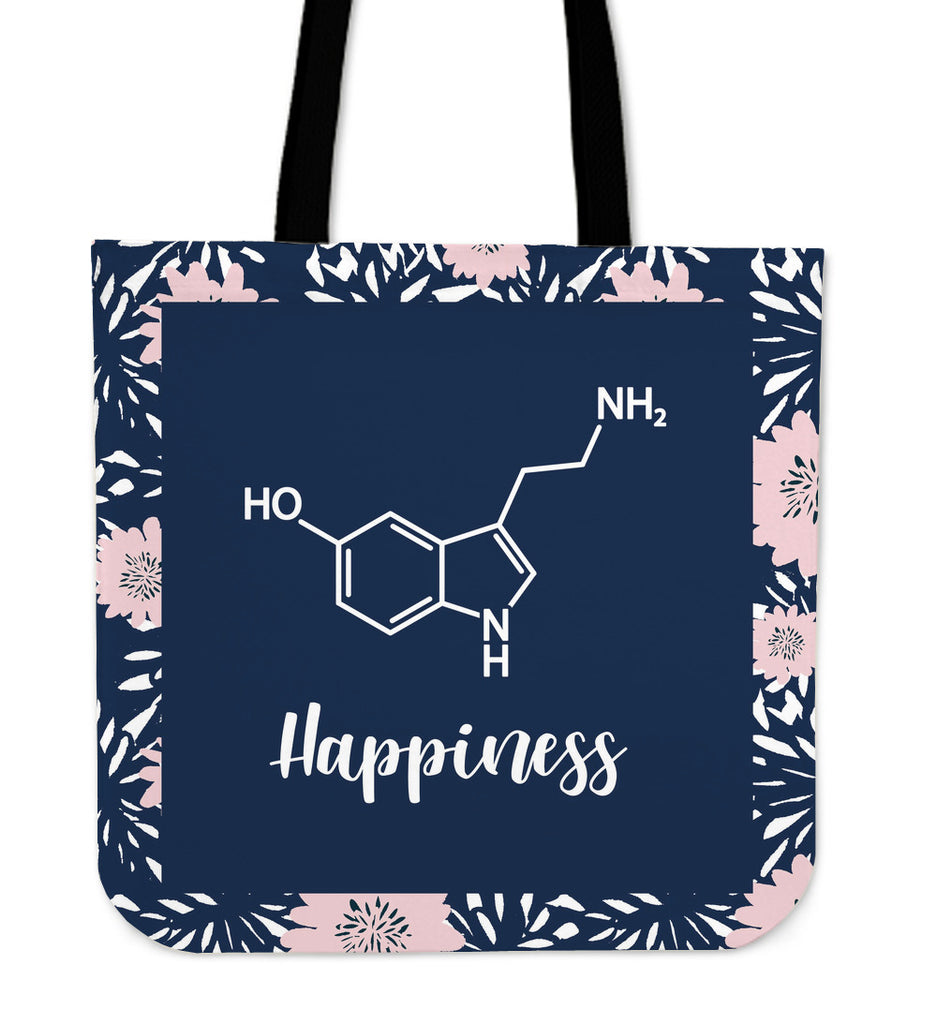 Download Floral Serotonin Linen Tote Bag - Groove Bags