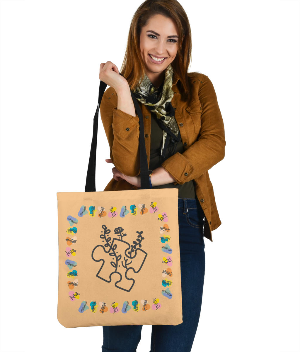 Cute Autism Awareness Cloth Tote Bag