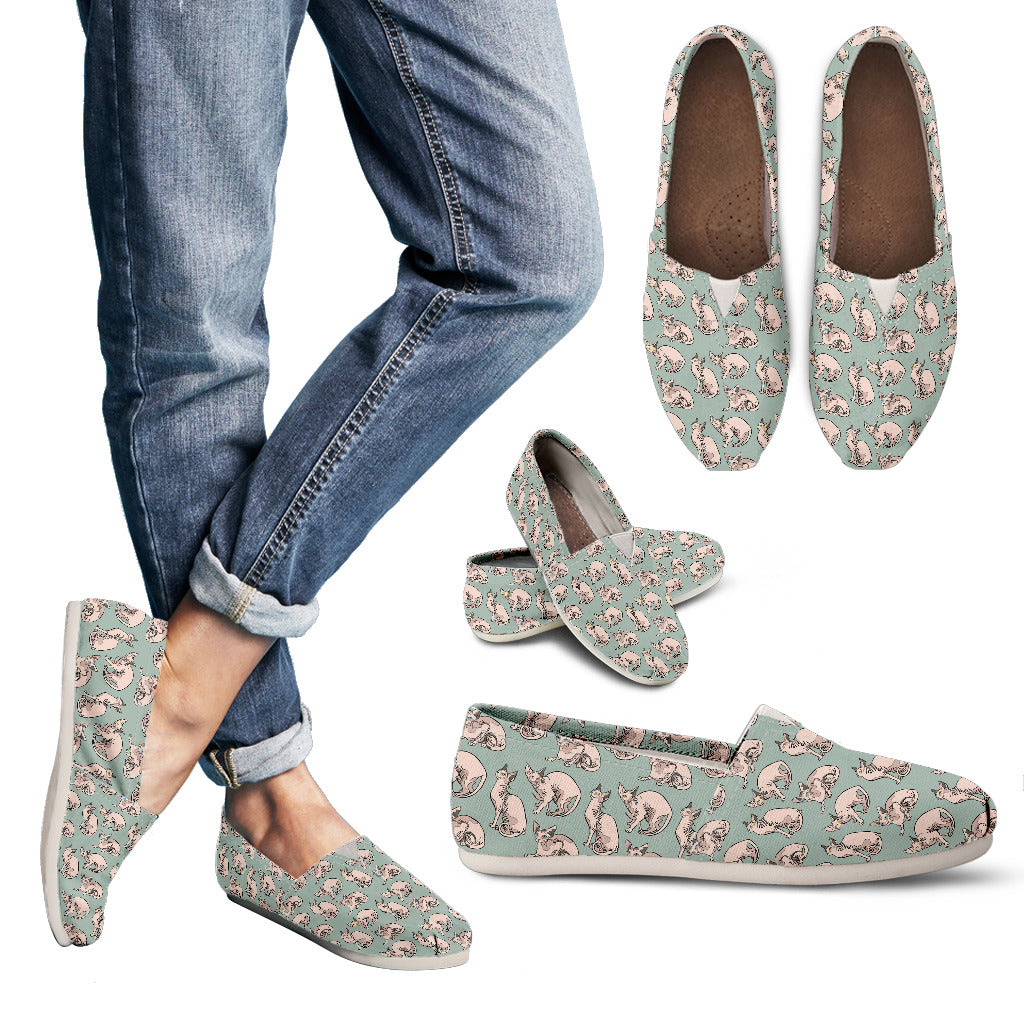 Sphynx Pattern Casual Shoes-Clearance 