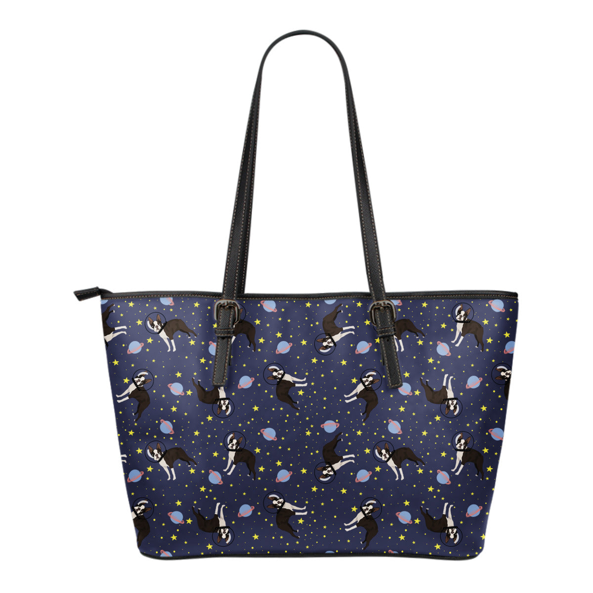 boston terrier tote bag