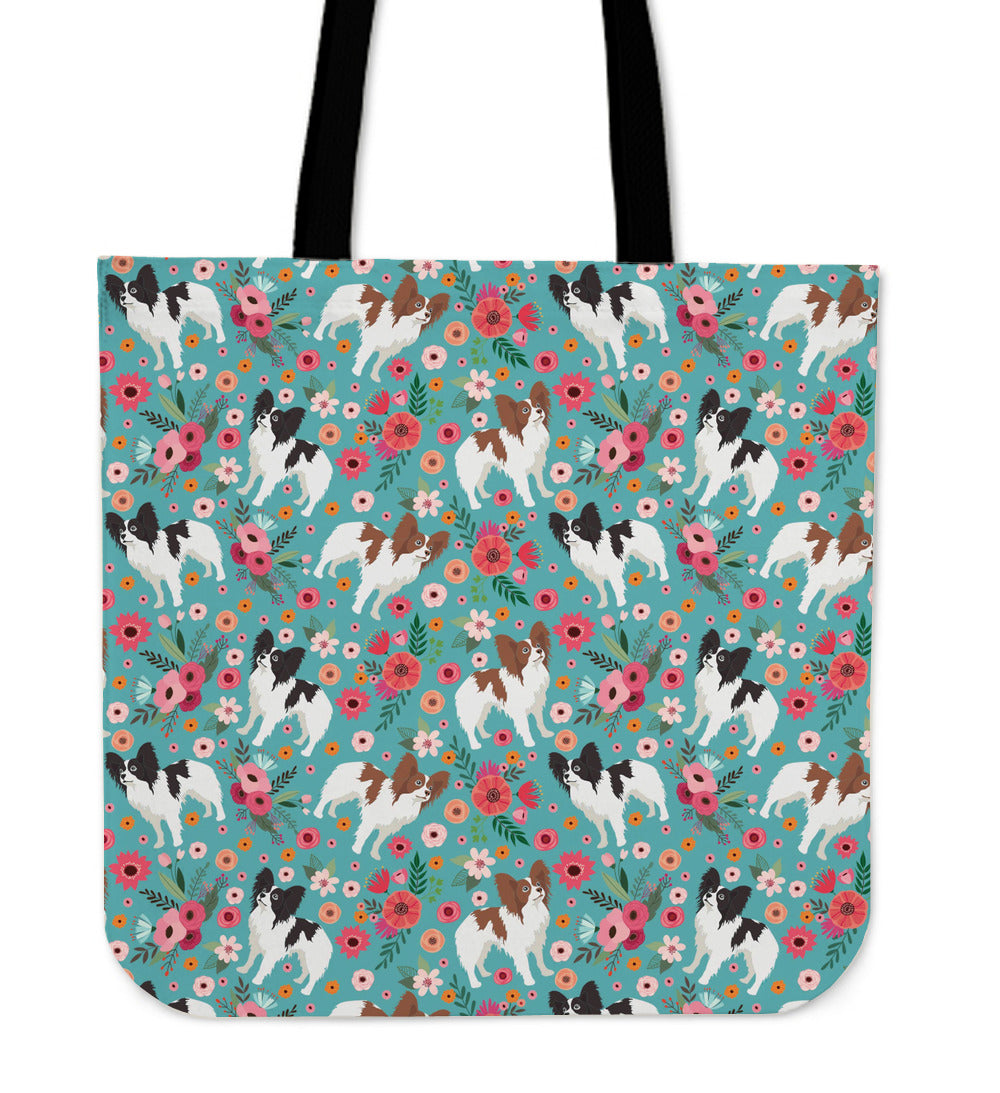 Papillon Flower Linen Tote Bag - Promo – Groove Bags