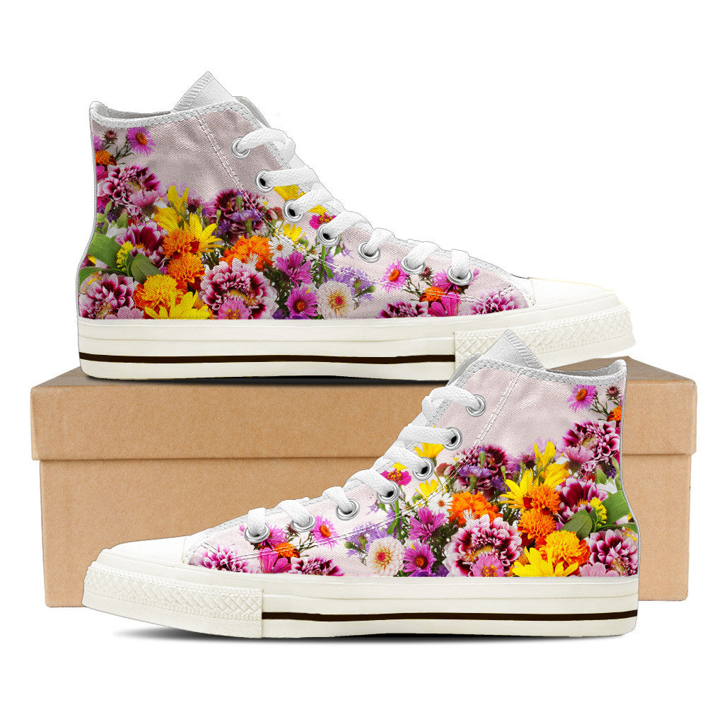 floral design shoes for ladies
