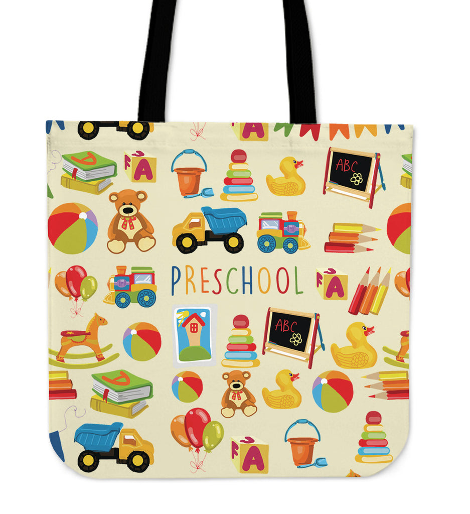 Preschool Teacher Linen Tote Bag – Groove Bags