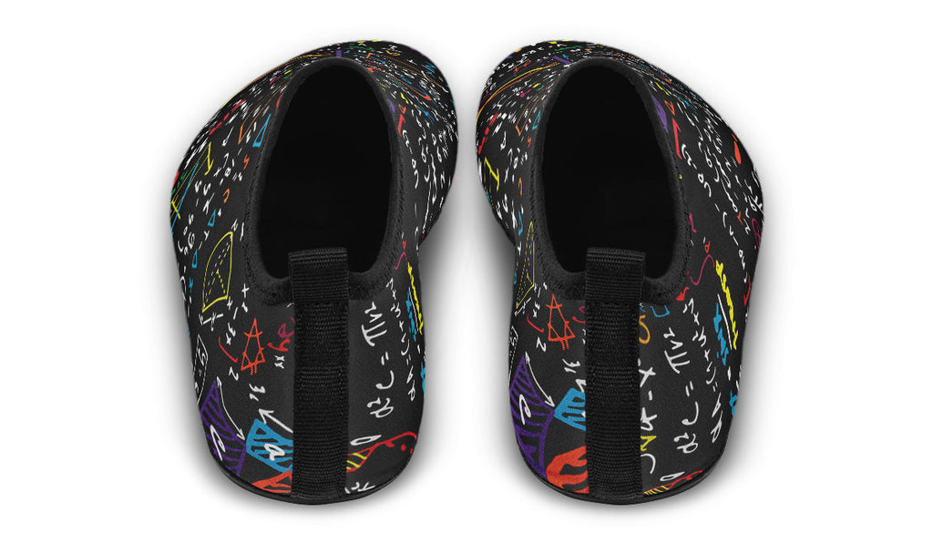 Colorful Math Formula Aqua Barefoot Shoes – Groove Bags