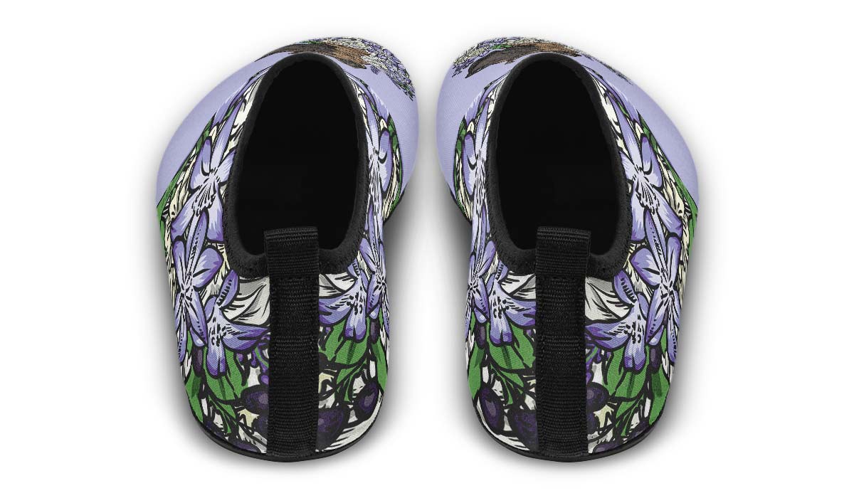 Illustrated Great Dane Aqua Barefoot Shoes