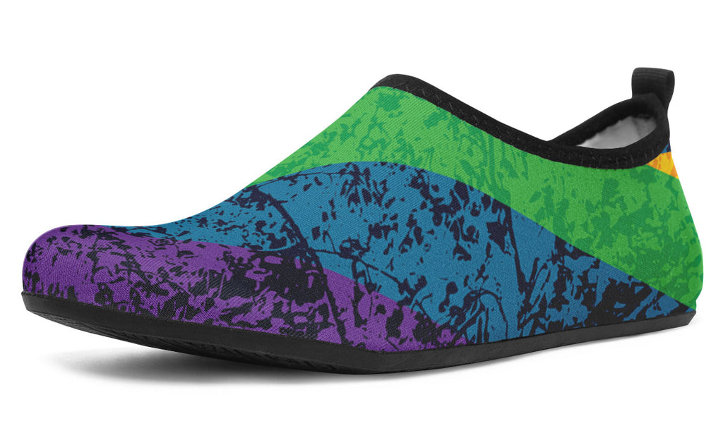 LGBTQ Pride Shoe Aqua Barefoot Shoes – Groove Bags