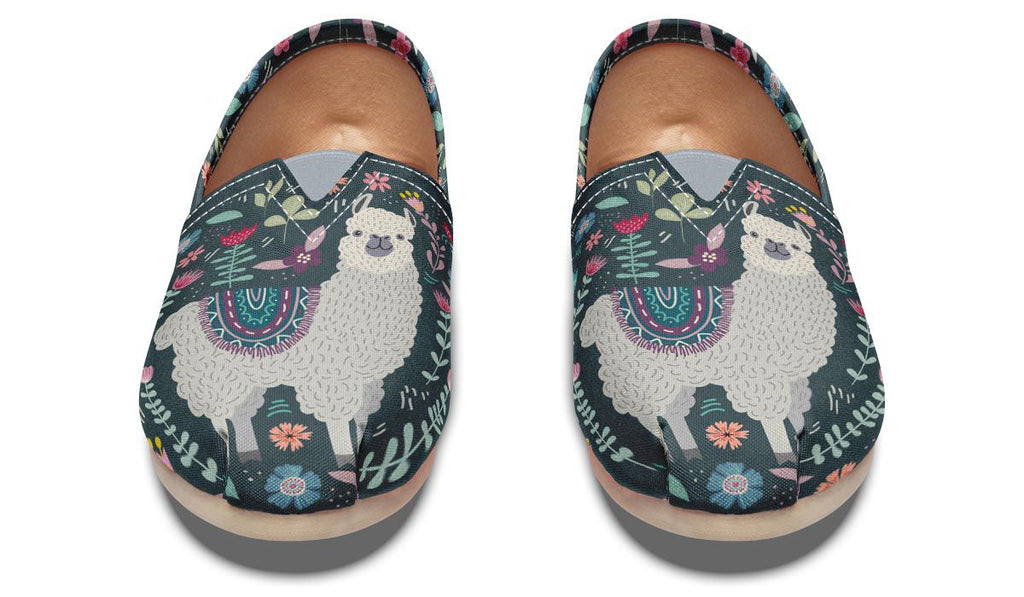 Floral Llama Casual Shoes – Groove Bags