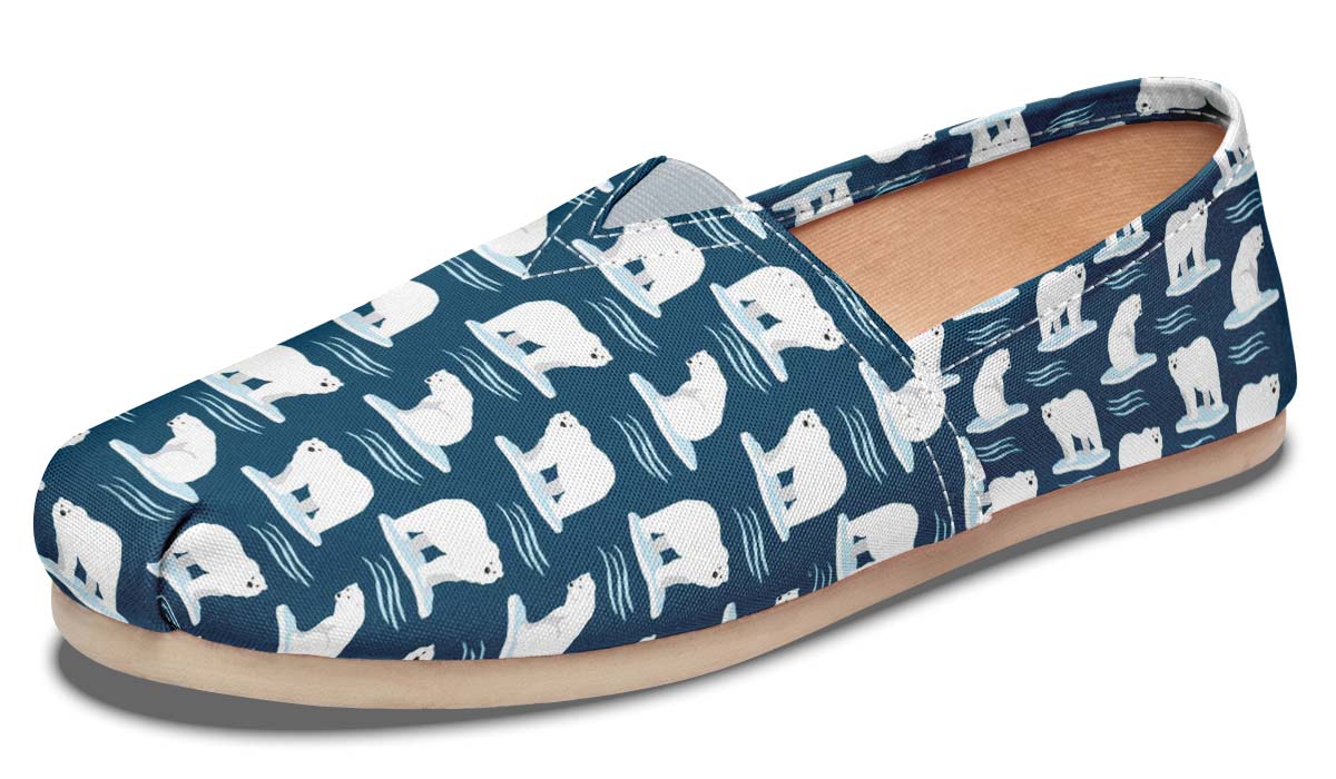 Polar Bear Pattern Casual Shoes