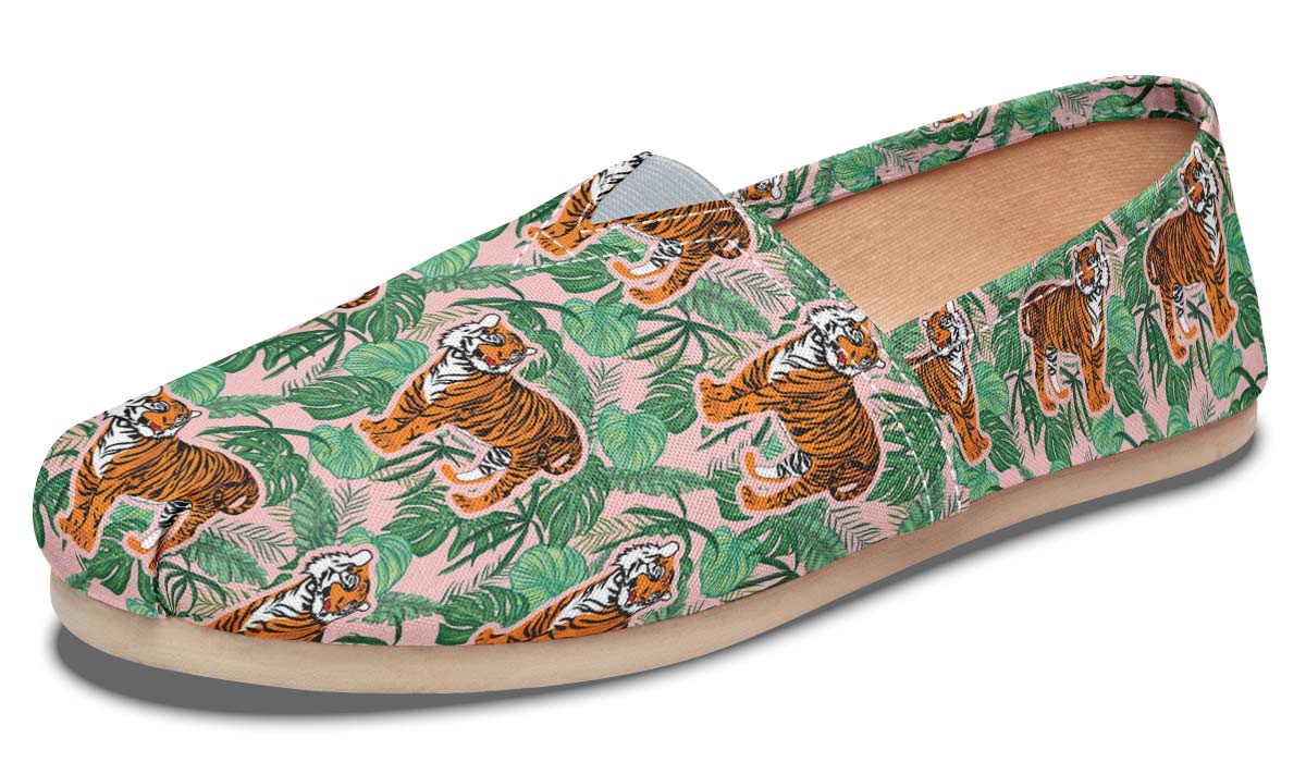 tiger pattern shoes