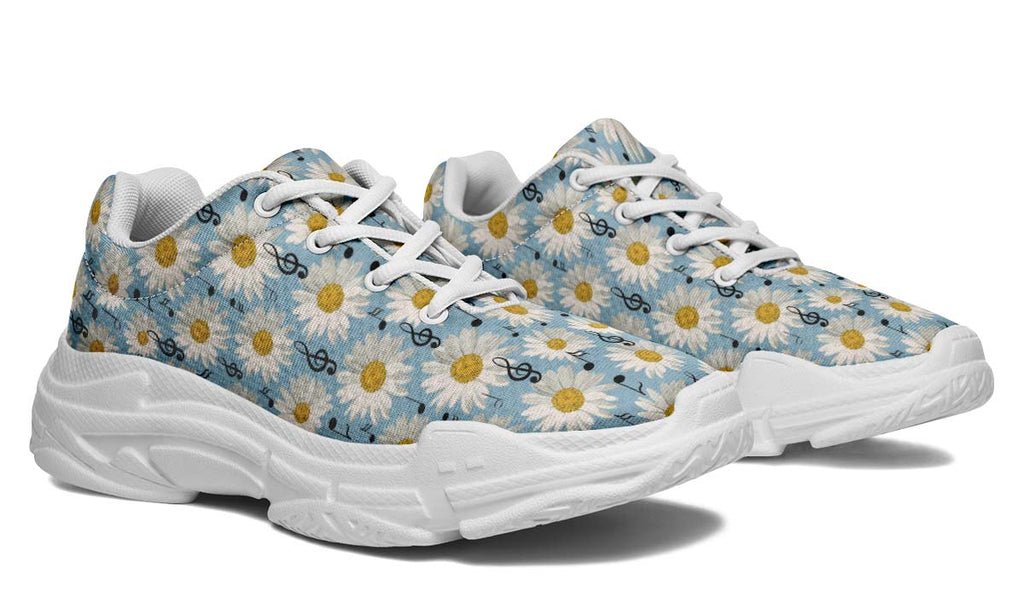Musical Daisy Chunky Sneakers – Groove Bags
