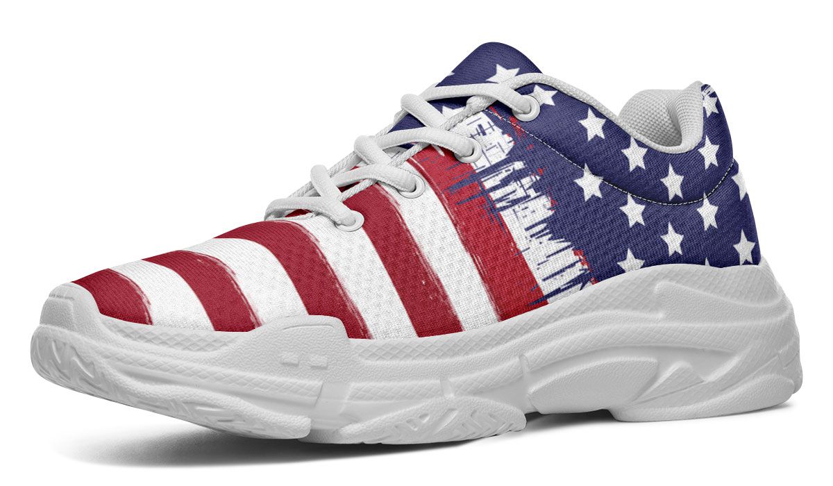 patriotic tennis shoes
