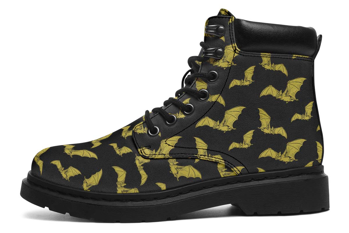 Vampire Bat Pattern Classic Vibe Boots