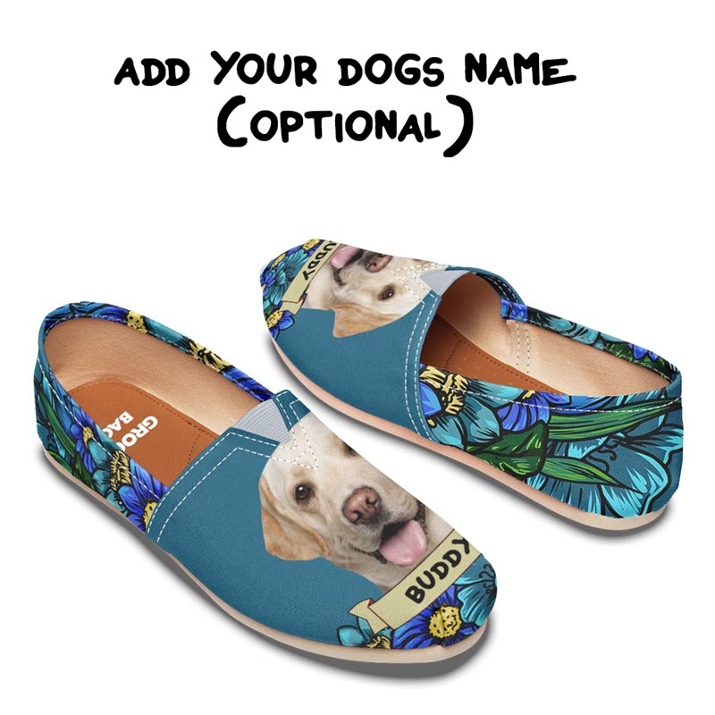 Custom Dog Portrait Casual Shoes 