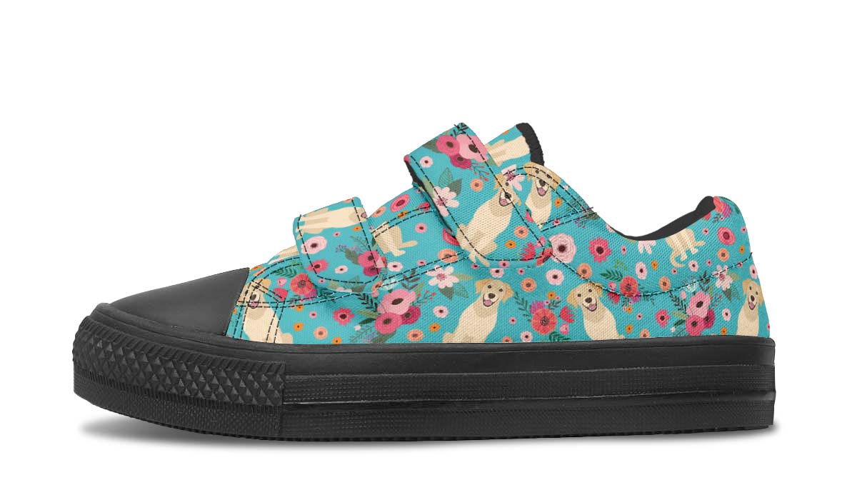 Labrador Flower Kids Lowtops