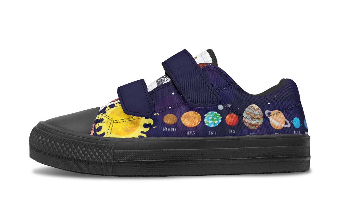 Space Notebook Kids Lowtops