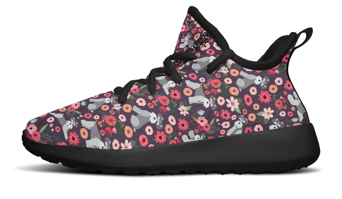 Schnauzer Flower Kids Sneakers