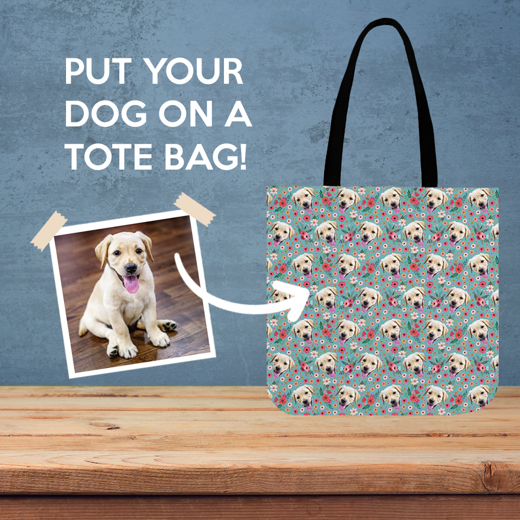 Custom Dog Linen Tote Bag – Groove Bags