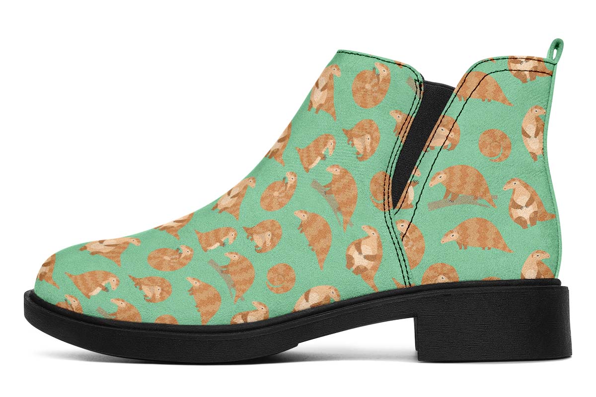 Cute Pangolin Pattern Neat Vibe Boots