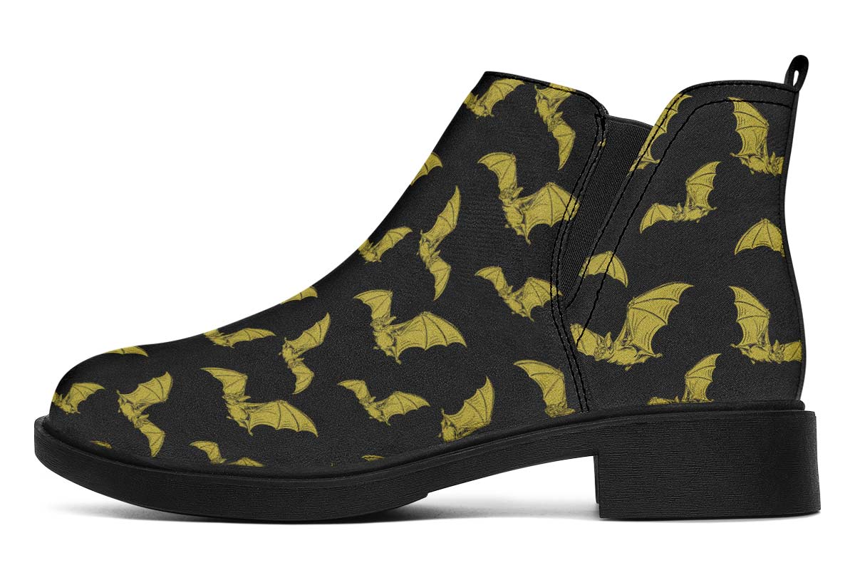 Vampire Bat Pattern Neat Vibe Boots