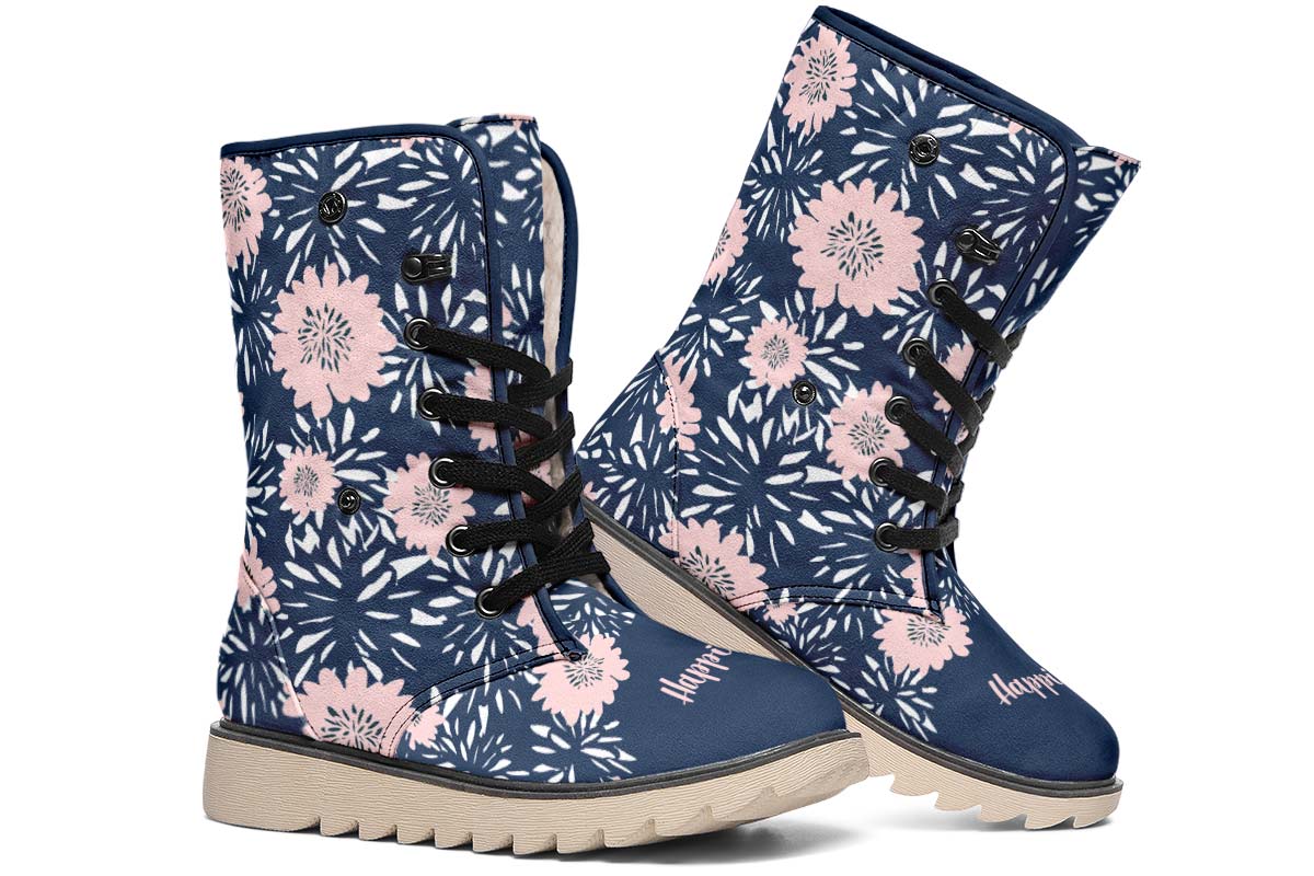 Download Floral Serotonin Polar Vibe Boots - Groove Bags