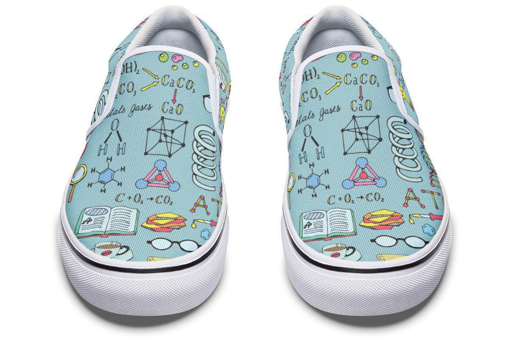 Chemist Pattern Slip-On Shoes – Groove Bags