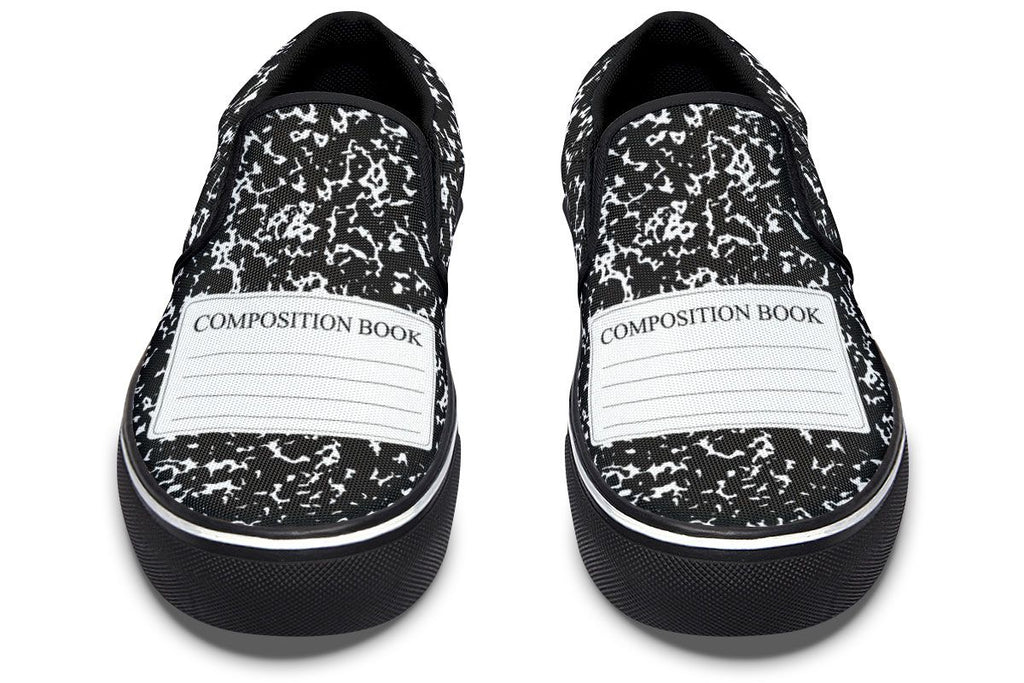 Composition Book Slip-On Shoes – Groove Bags