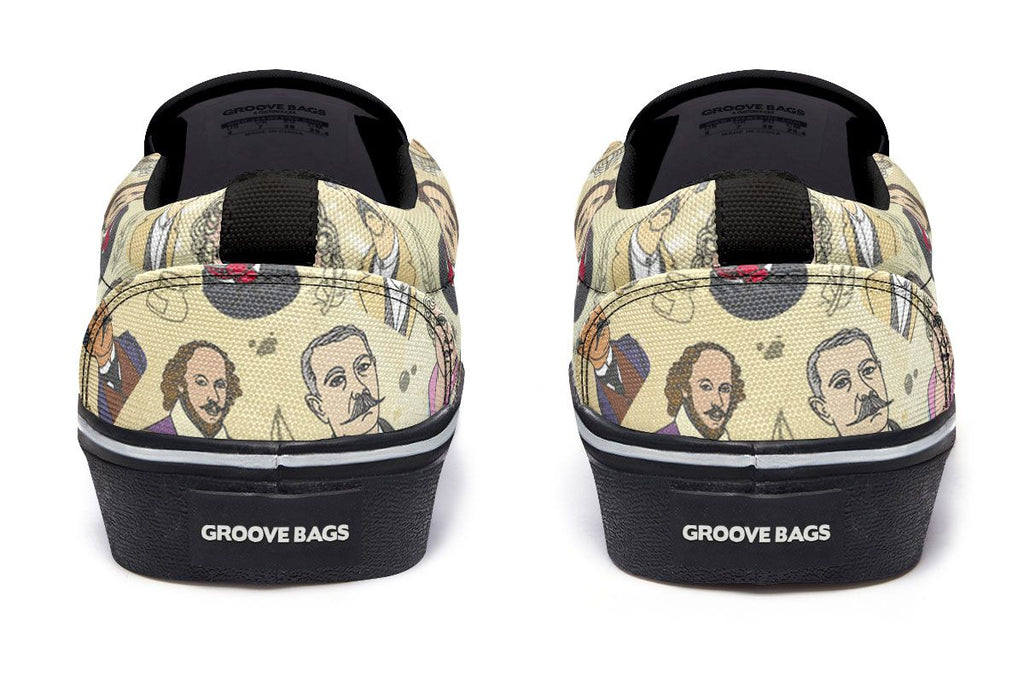 Famous Writers Slip-On Shoes – Groove Bags