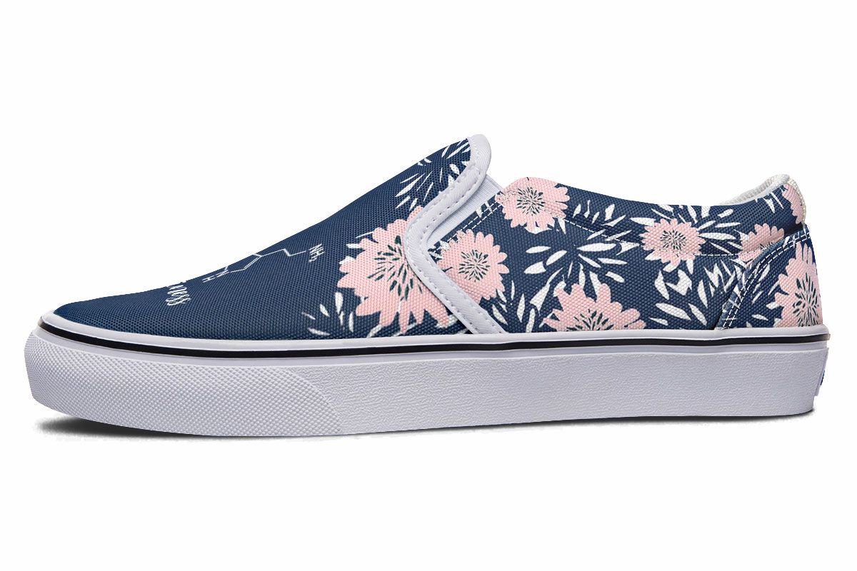 Download Floral Serotonin Slip-On Shoes - Groove Bags