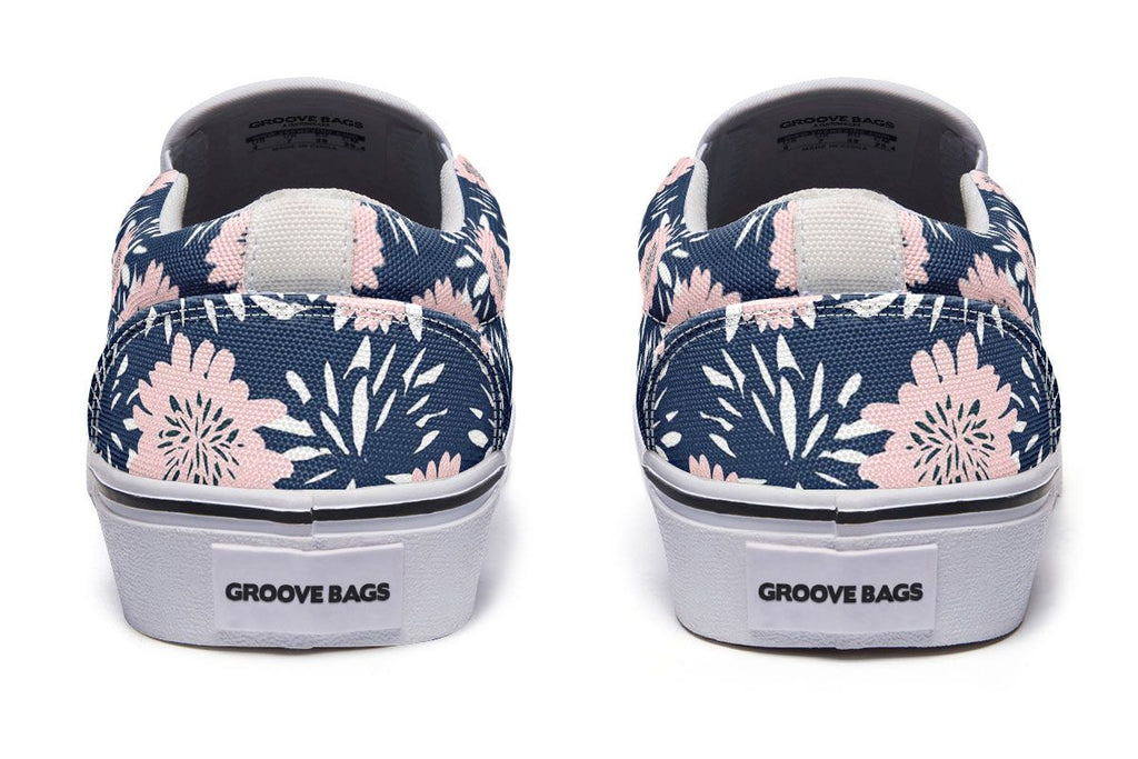 Download Floral Serotonin Slip-On Shoes - Groove Bags