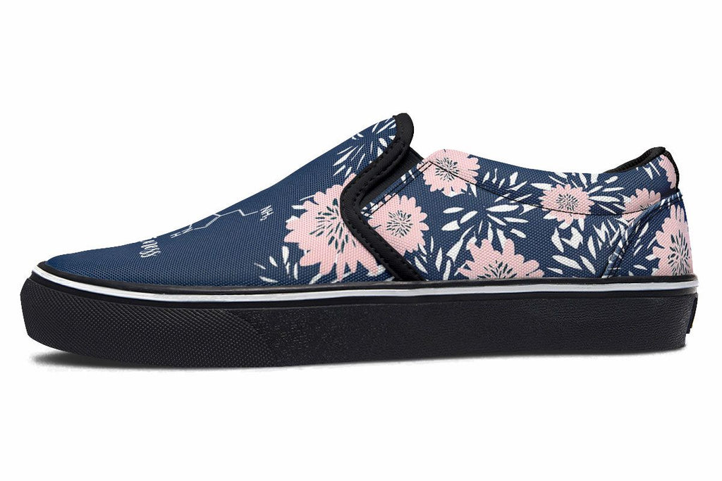 Download Floral Serotonin Slip-On Shoes - Groove Bags