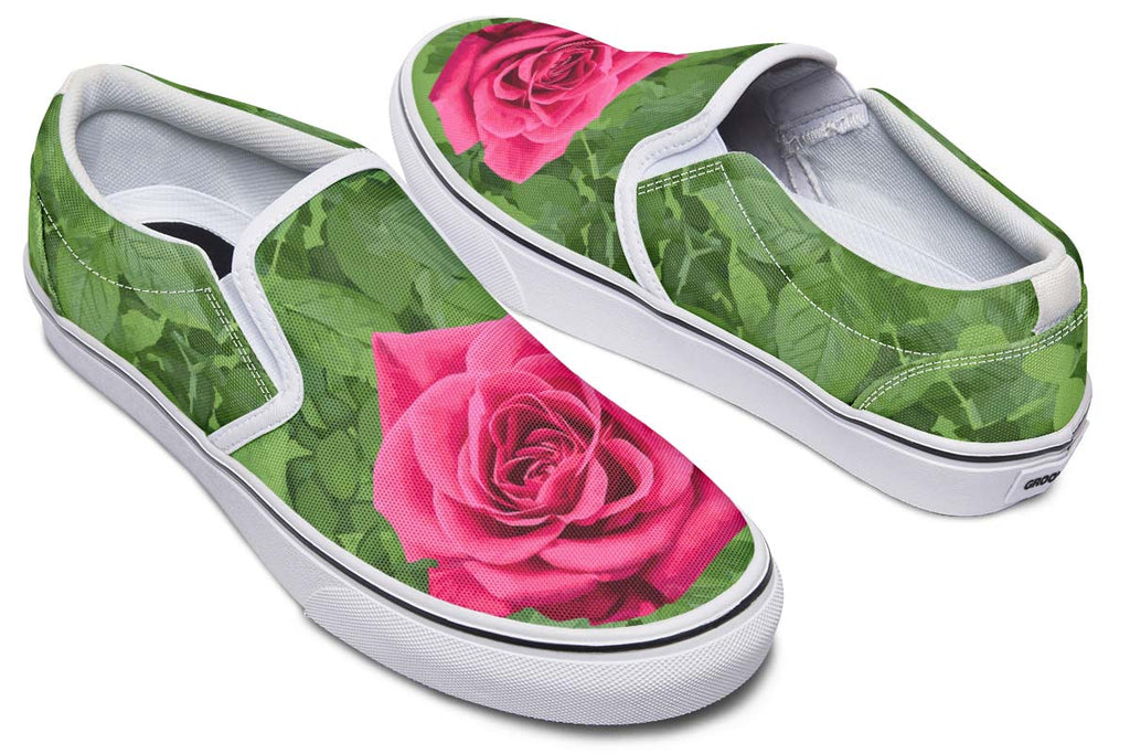 rose slip on shoes