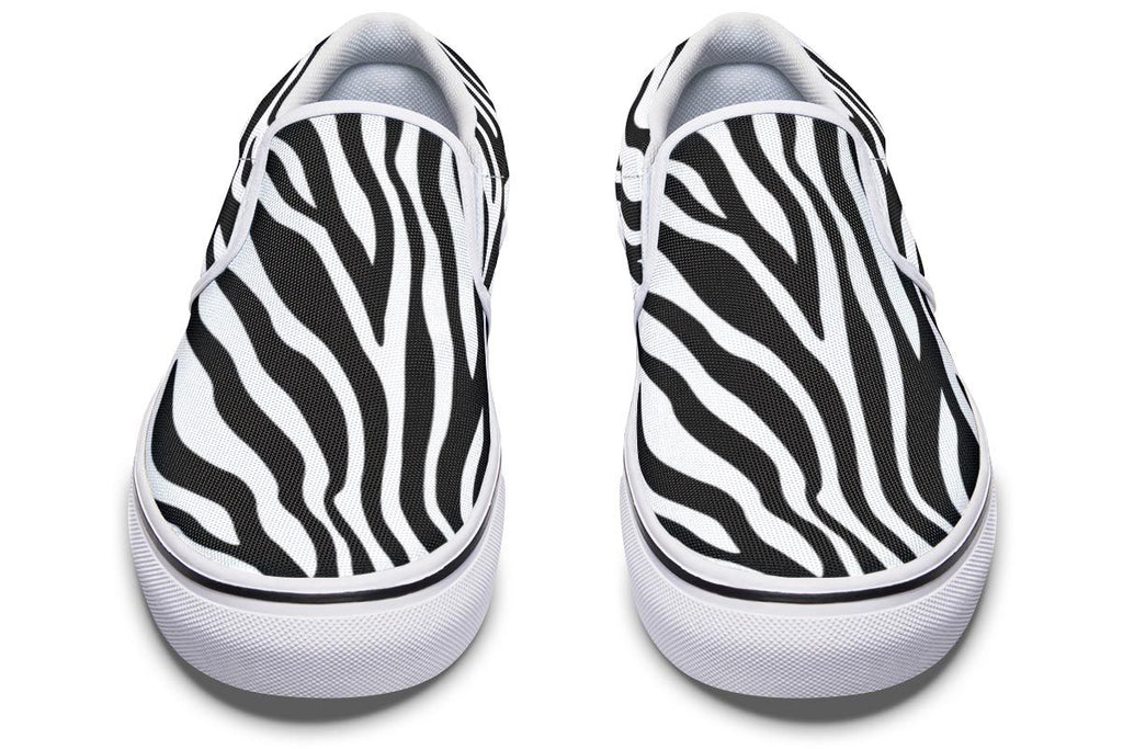 zebra slip on shoes