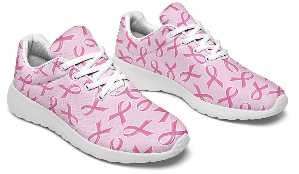 pink breast cancer awareness sneakers