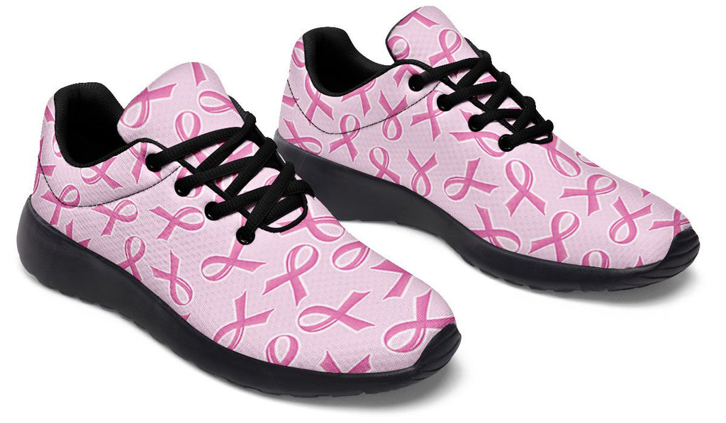 pink ribbon sneakers