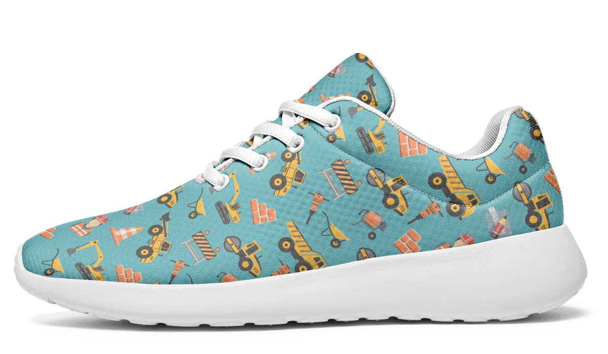 Construction Pattern Sneakers