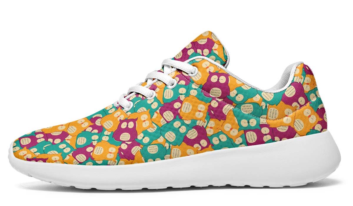 Cute Owl Pattern Sneakers