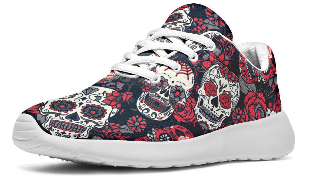 sugar skull tennis shoes