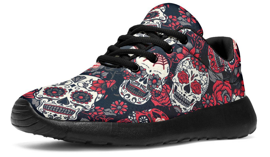 sugar skull tennis shoes