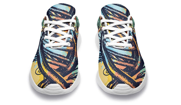 Watercolor DNA Chain Sneakers – Groove Bags