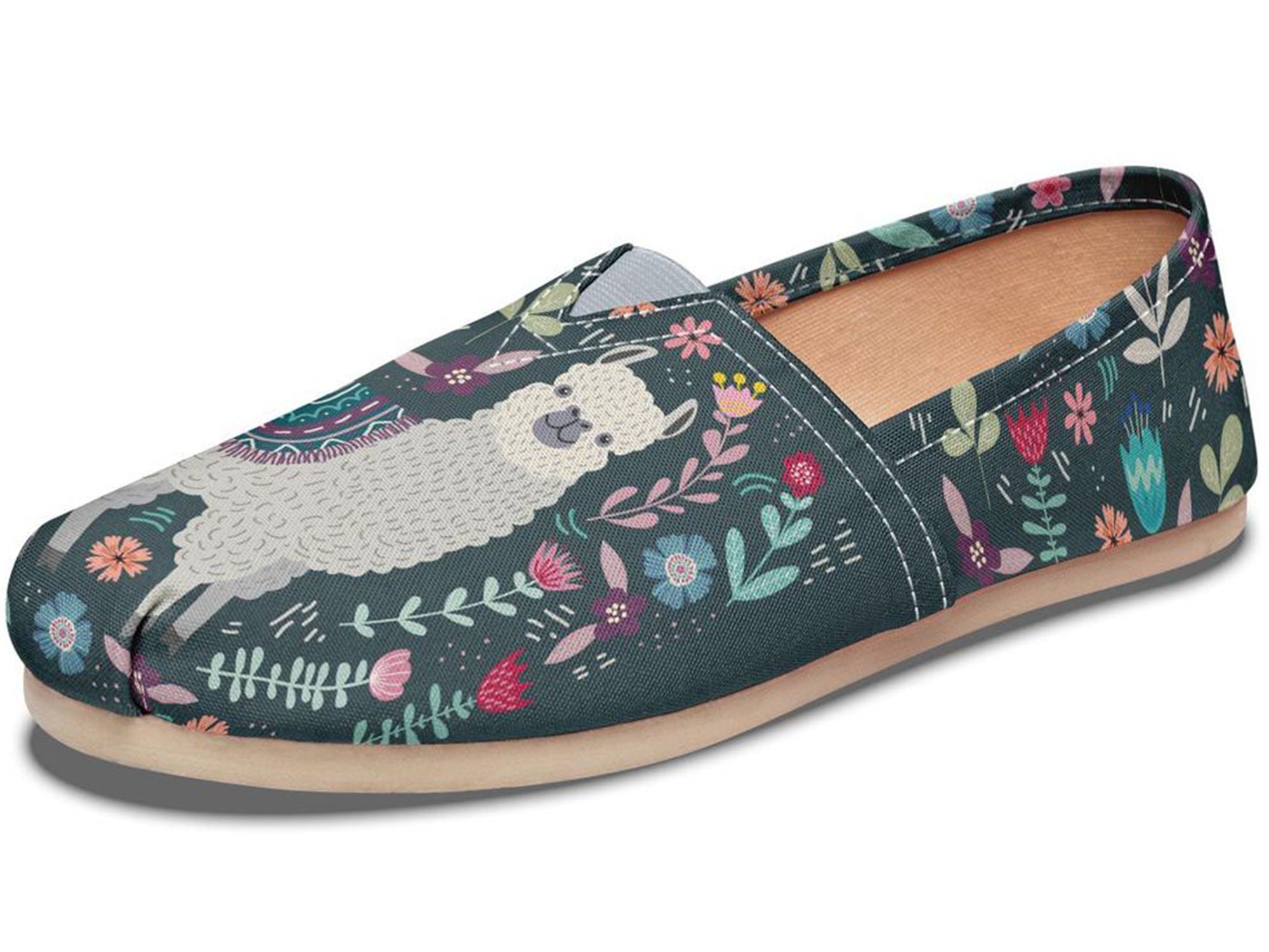 Floral Llama Casual Shoes – Groove Bags