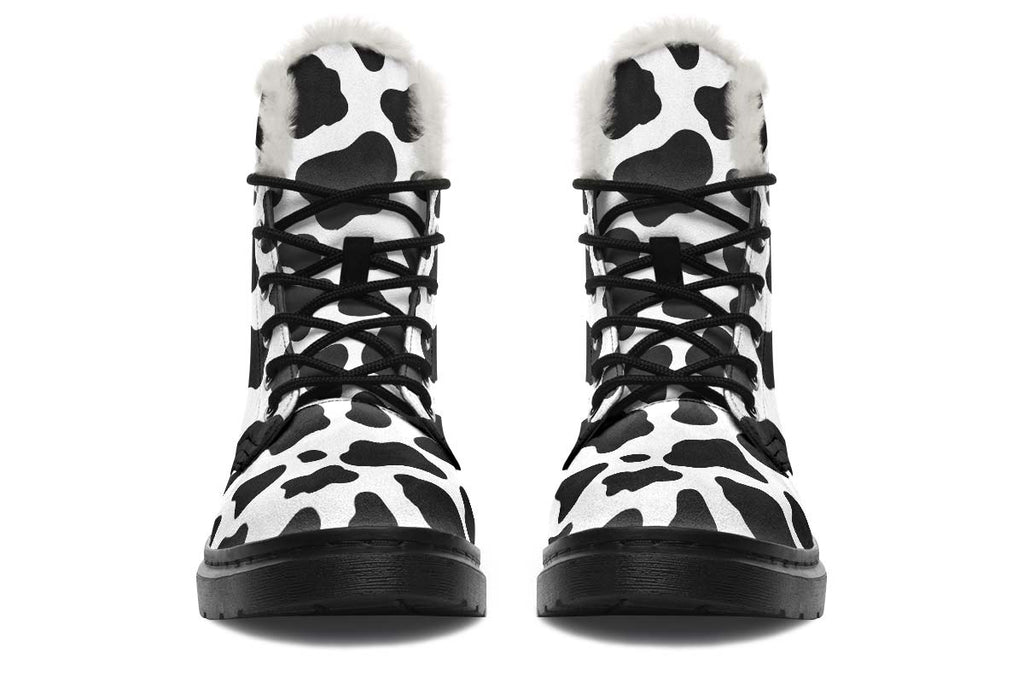 Cow Print Winter Boots – Groove Bags