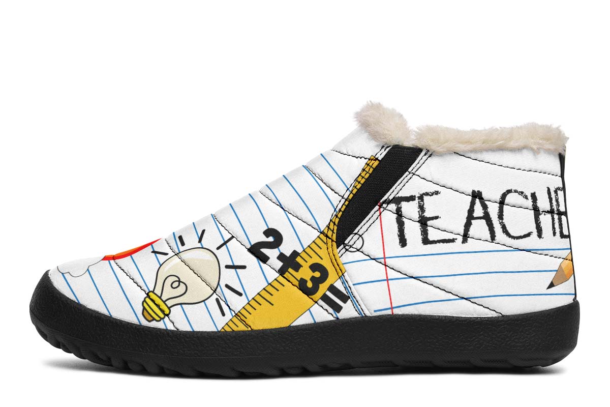 Bold Teacher Winter Sneakers