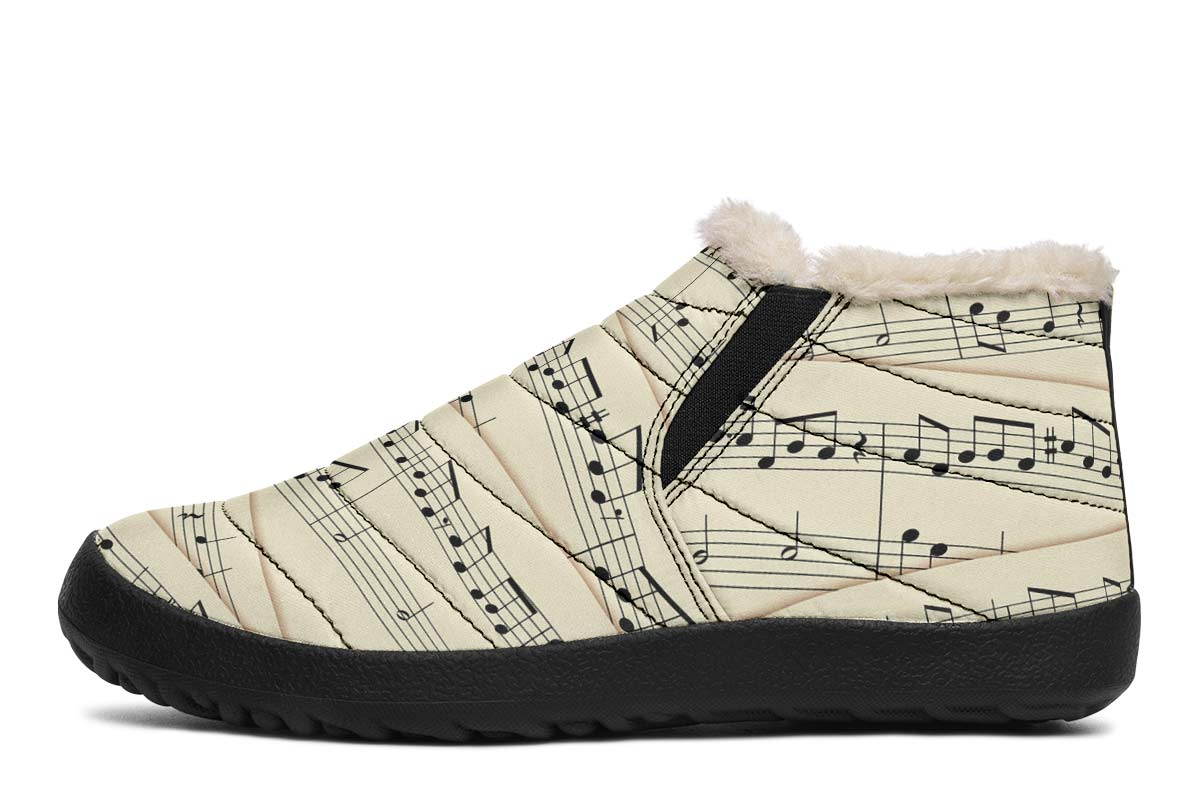 Sheet Music Winter Sneakers