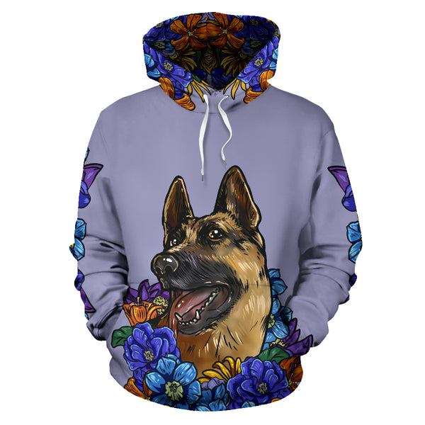 Illustrated German Shepherd Hoodie – Groove Bags