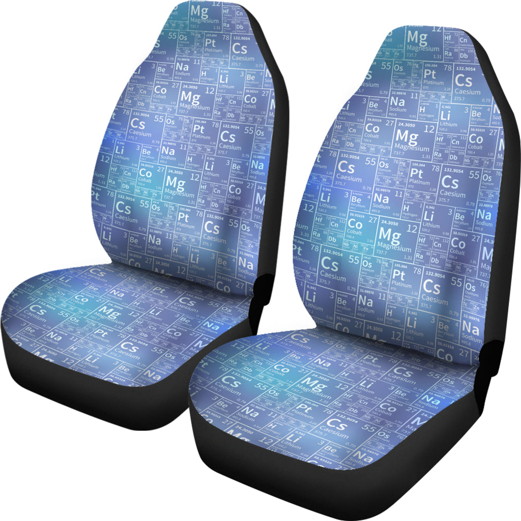 Periodic Table Tile Car Seat Covers Groove Bags