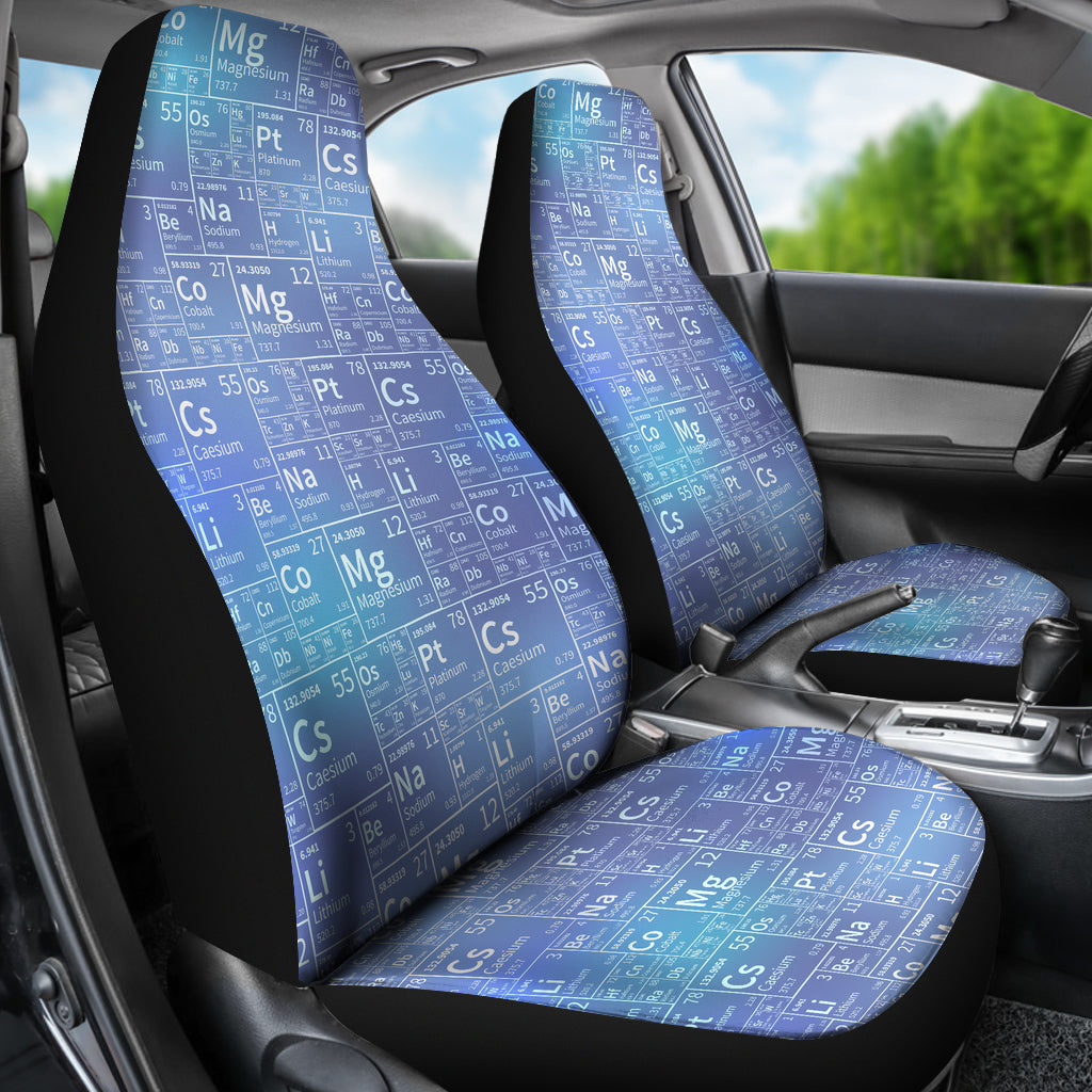 Periodic Table Tile Car Seat Covers Groove Bags